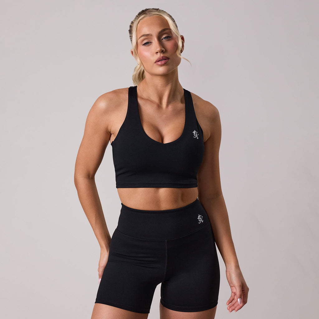 Gym King 365 V-Neck Tank - Black