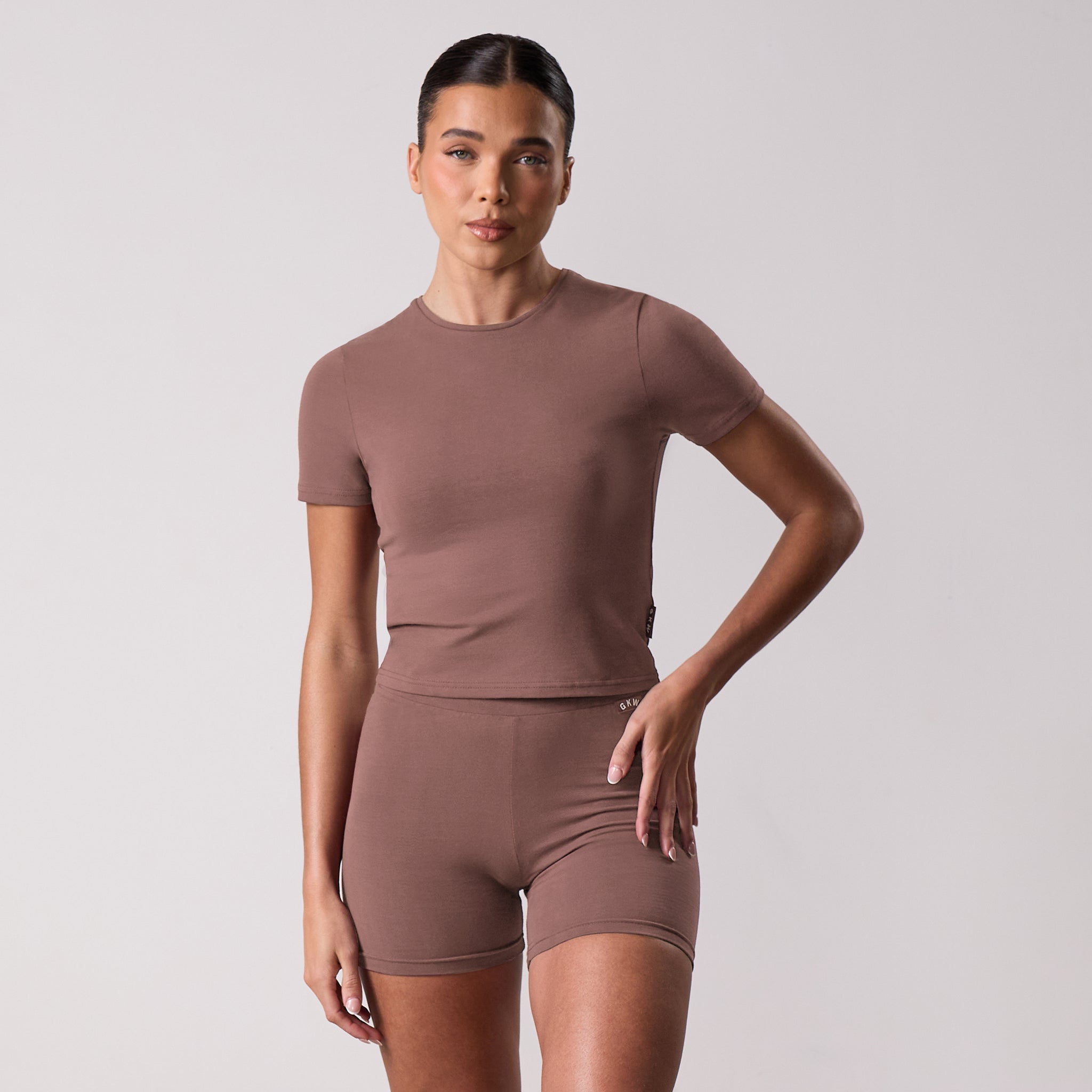 Gym King Plush Short Sleeve Tee - Fawn