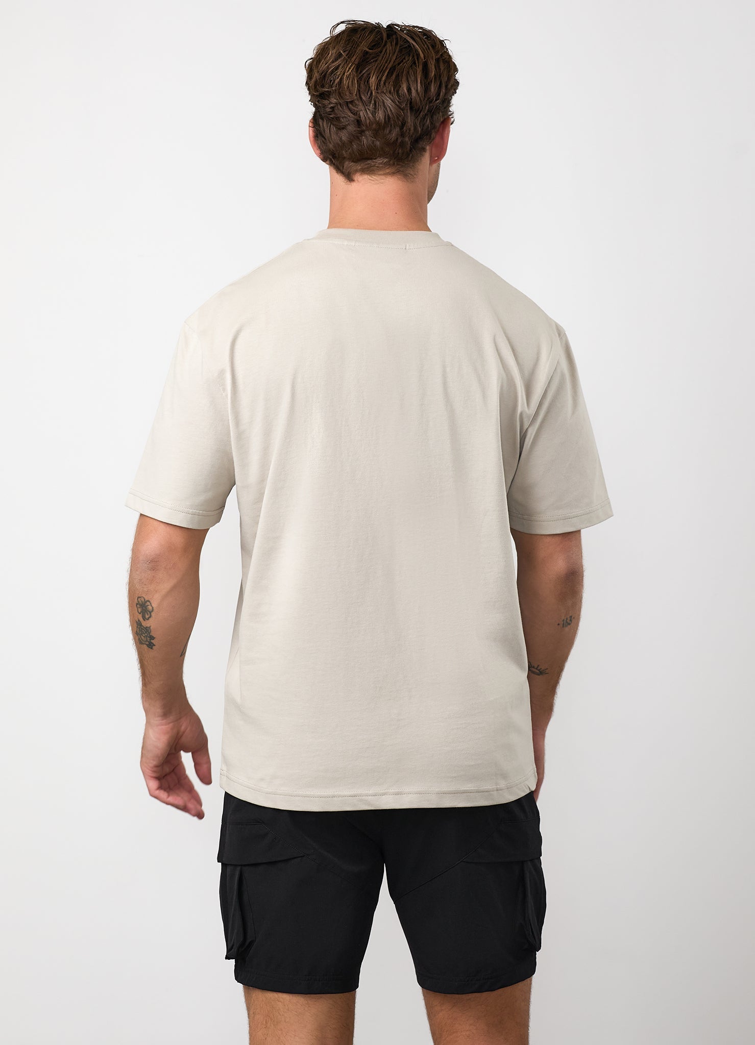 Gym King Rebellion Oblivion Tee - Stone