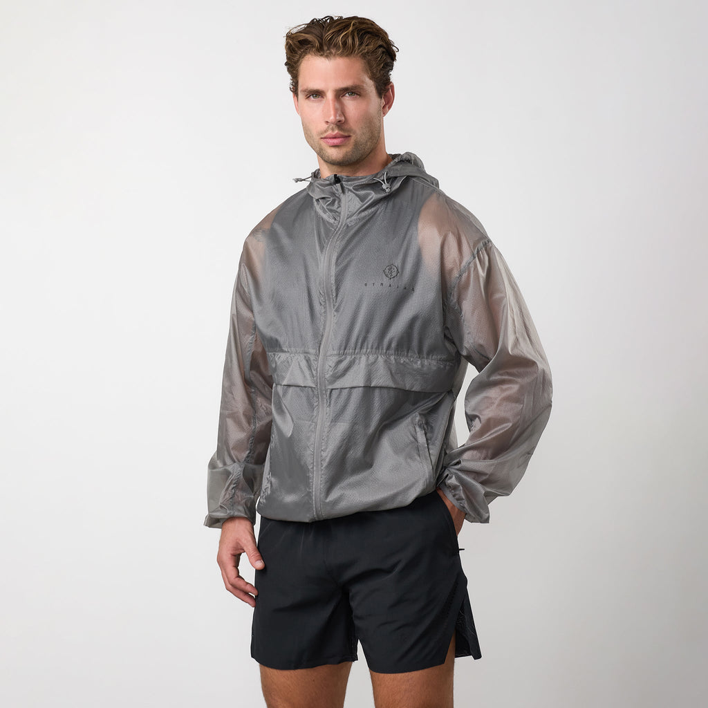 Gym King Rebellion Spectre Ombre Training Jacket - Phantom Grey