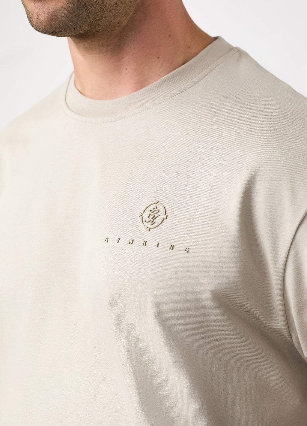 Gym King Rebellion Oblivion Tee - Stone