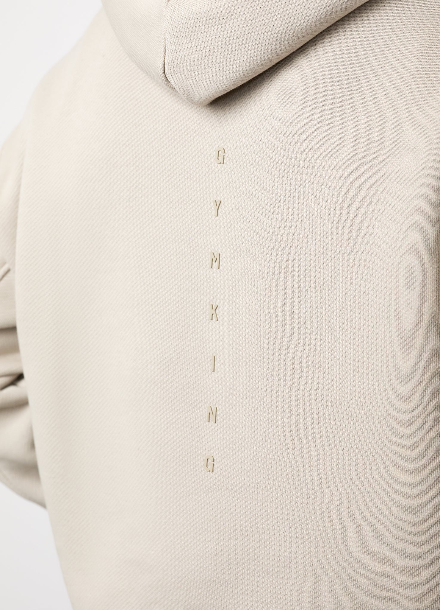 Gym King Rebellion Phantom Hoodie - Stone