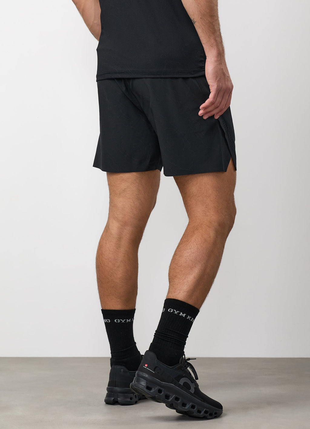 Gym King Rebellion Shadow 5" Training Short - Black