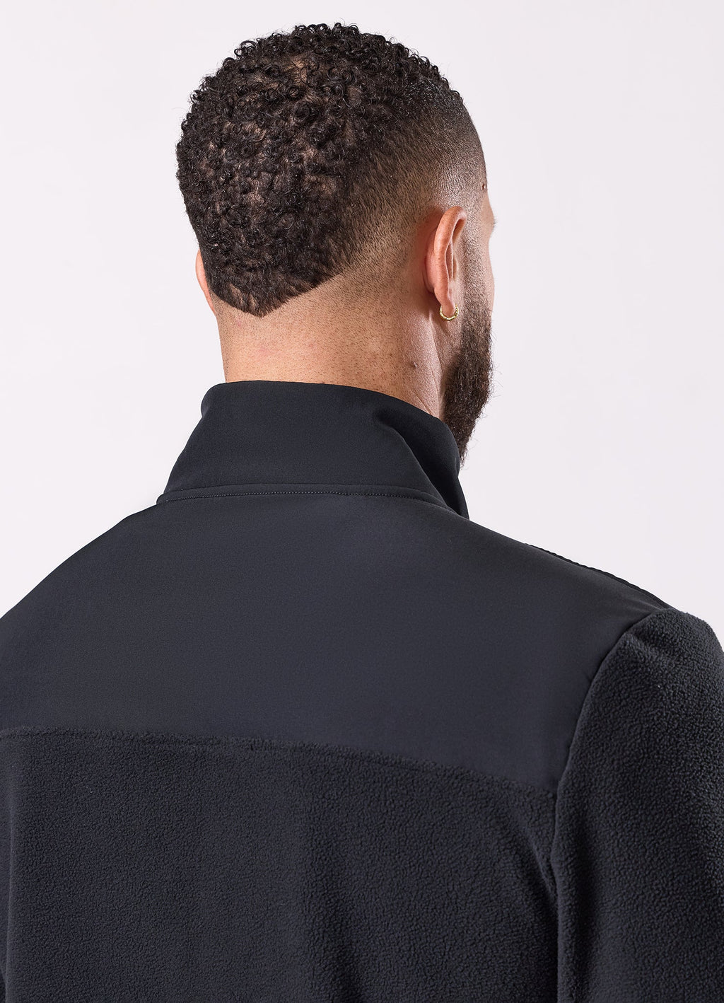 Gym King Linear 1/4 Zip Polar Fleece - Black