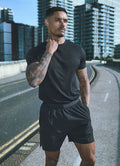 Gym King Rebellion Echo AOP Tee - Black