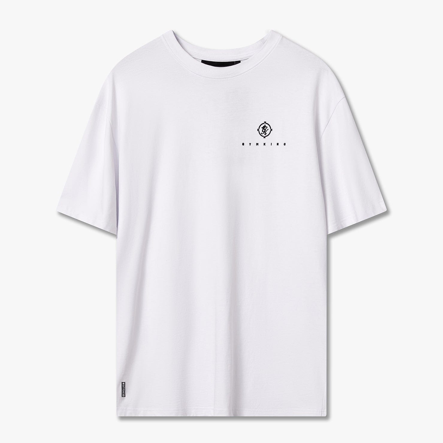 Gym King Rebellion Oblivion Jersey Tee - White