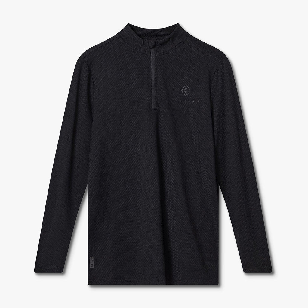 Gym King Rebellion Rogue 1/4 Zip - Black