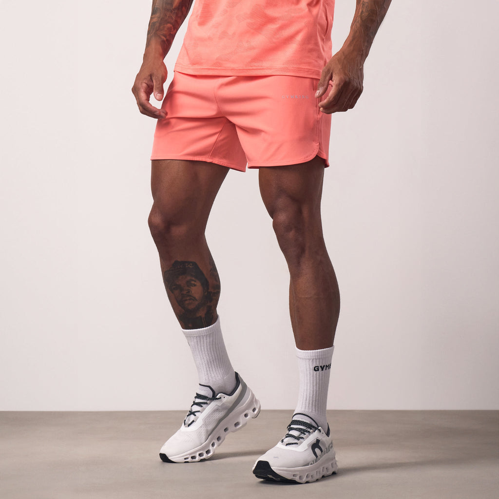 Gym King Relentless 4" Short - Coral Punch