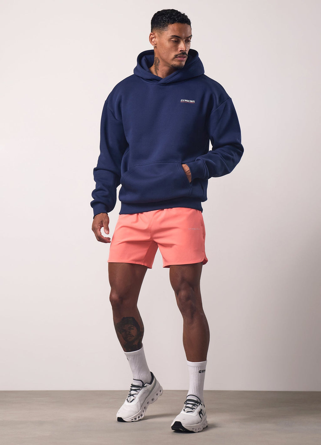 Gym King Relentless 4" Short - Coral Punch