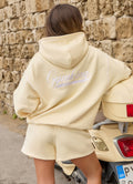 Gym King Renew Flatlock Hoodie - Buttermilk