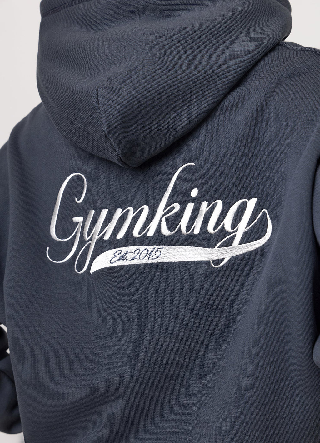 Gym King Renew Flatlock Hoodie - Midnight Blue