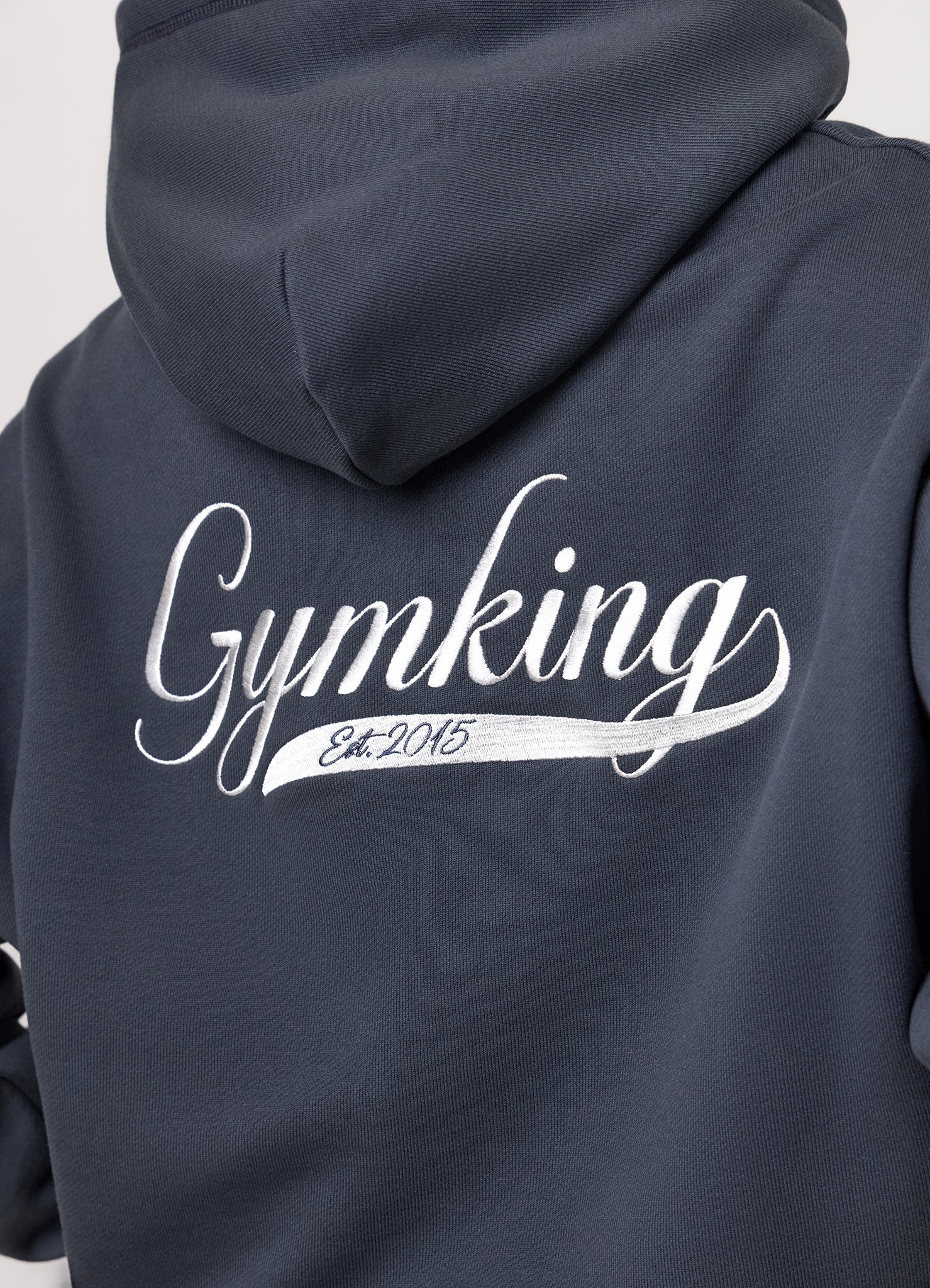 Gym King Renew Flatlock Hoodie - Midnight Blue