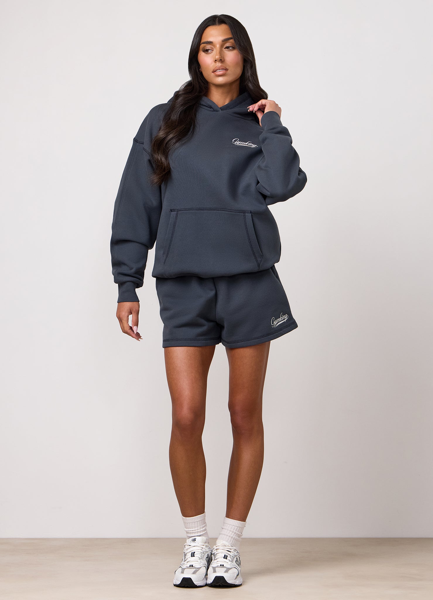 Gym King Renew Flatlock Short - Midnight Blue