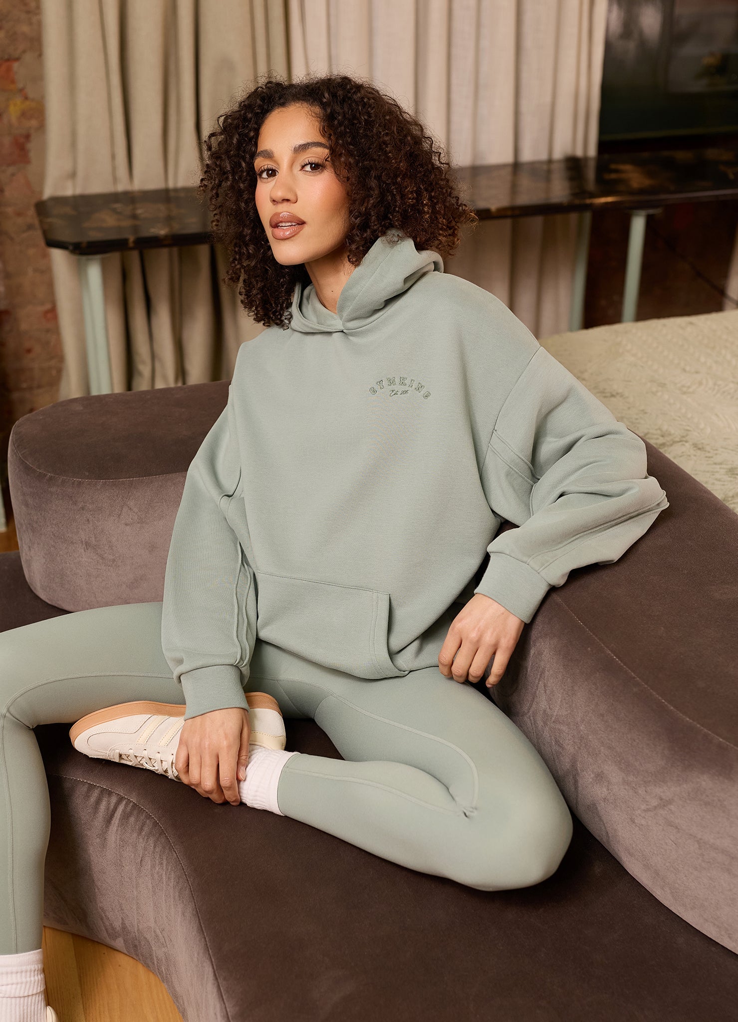 Gym King Peach Luxe Redefined Legging - Brushed Sage