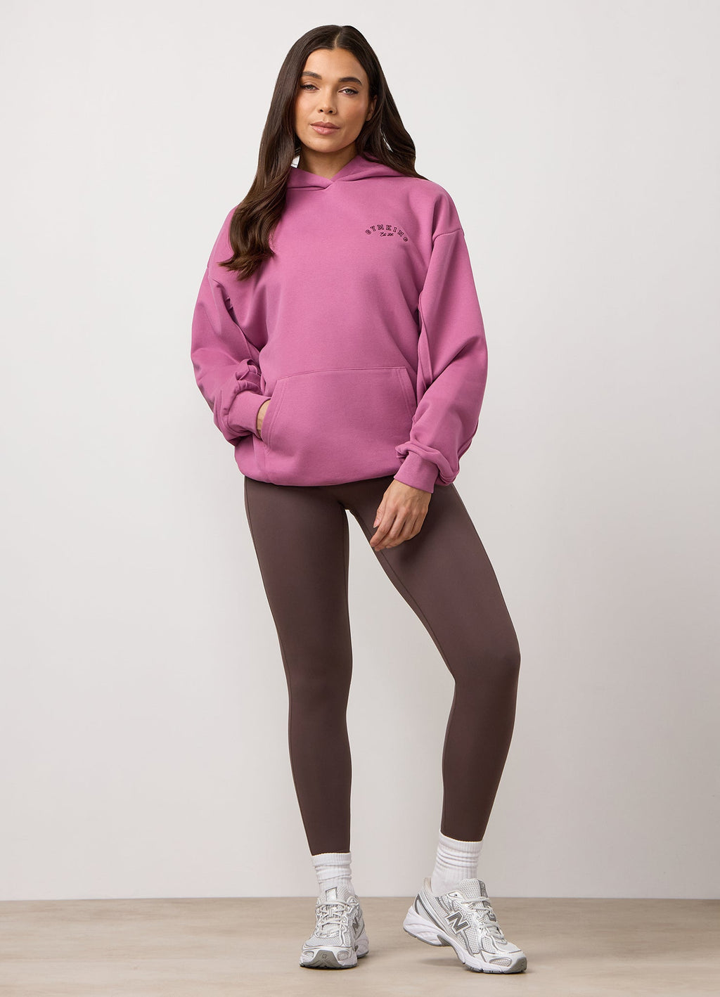 Gym King Replenish Peached Seam Hoodie - Orchid Mauve
