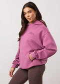 Gym King Replenish Peached Seam Hoodie - Orchid Mauve
