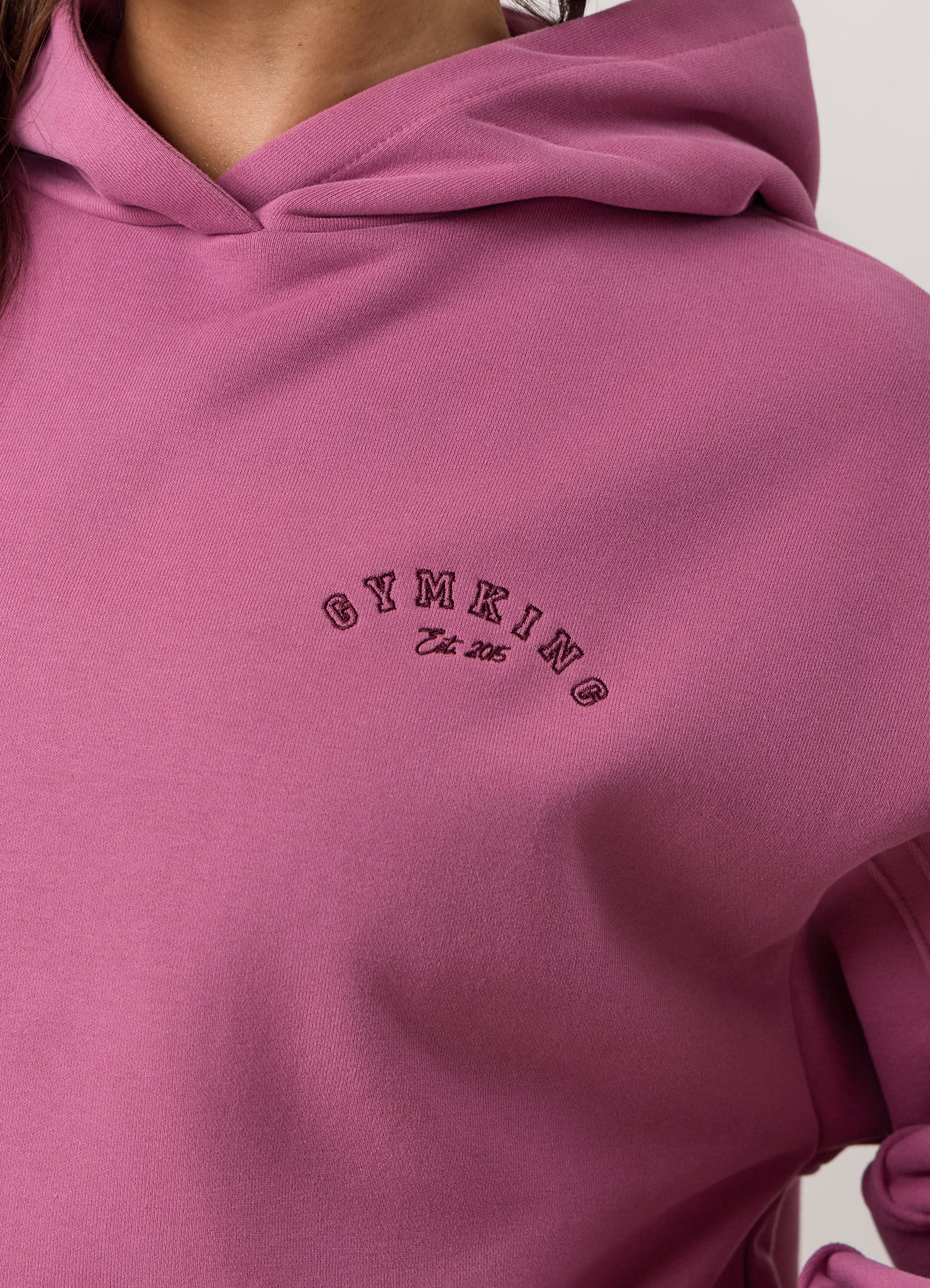 Gym King Replenish Peached Seam Hoodie - Orchid Mauve