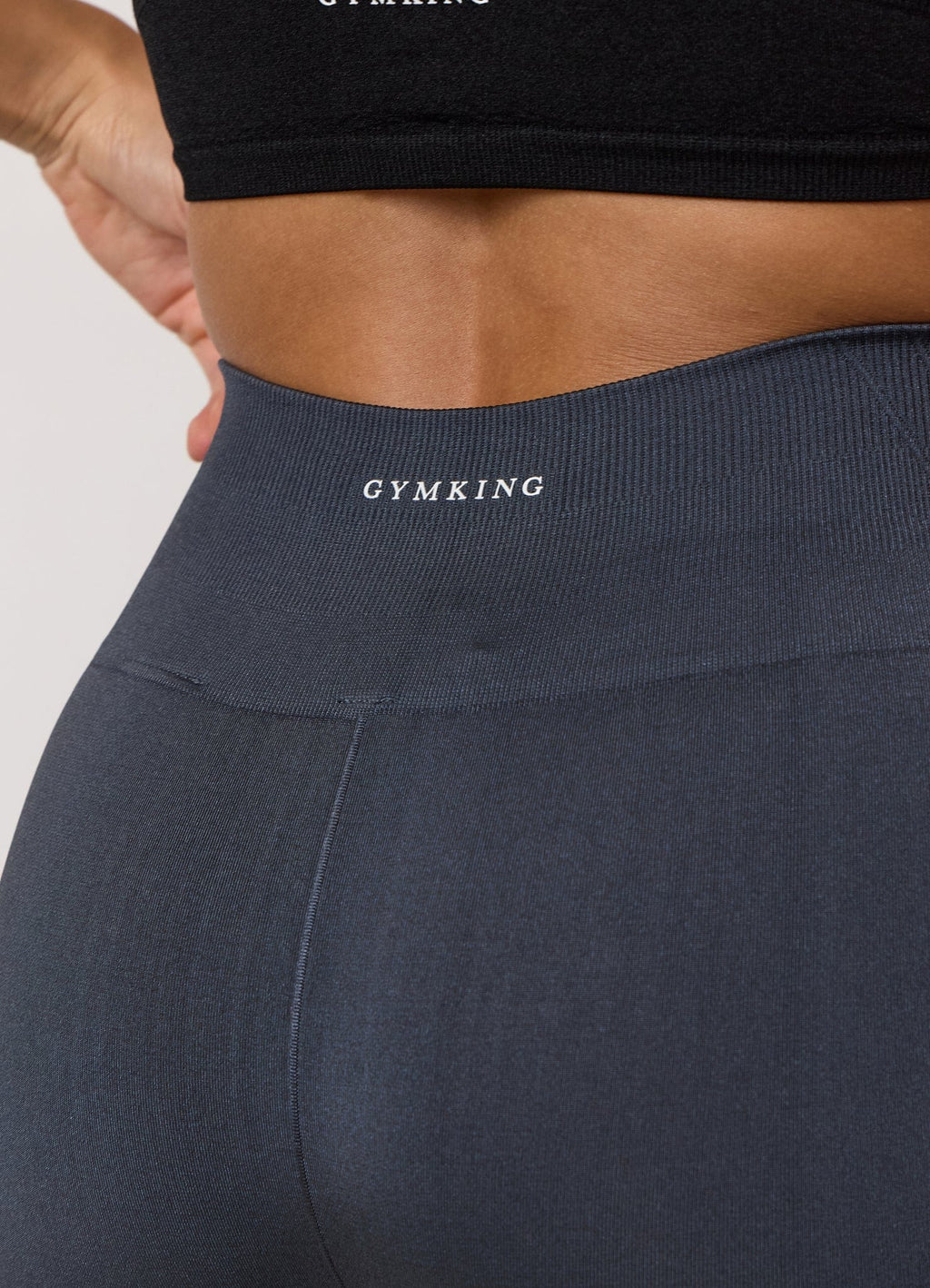 Gym King Poise Seamless Legging - Iridescent Blue