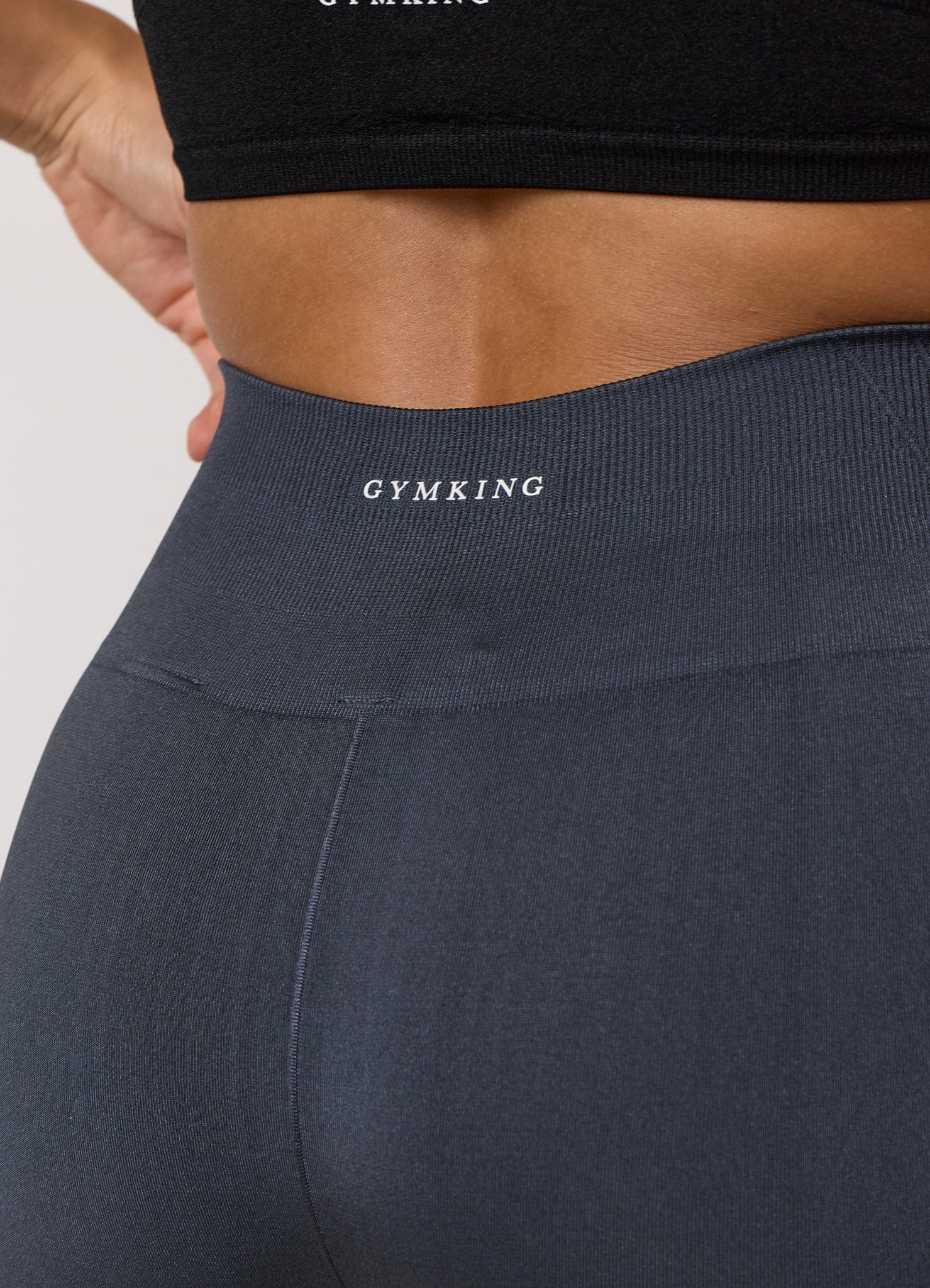 Gym King Poise Seamless Legging - Iridescent Blue
