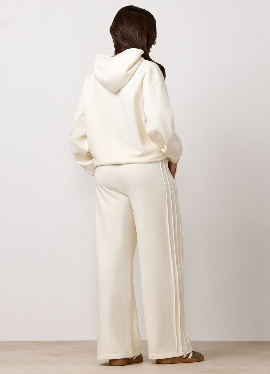 Gym King Replenish Peached Seam Hoodie - Marshmallow
