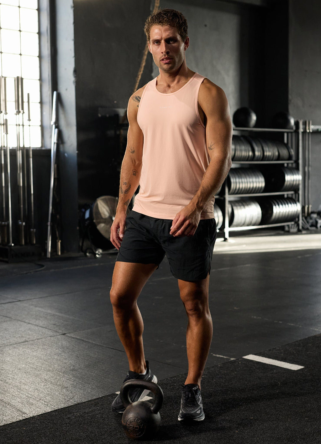 Gym King Roam Tank - Faded Coral