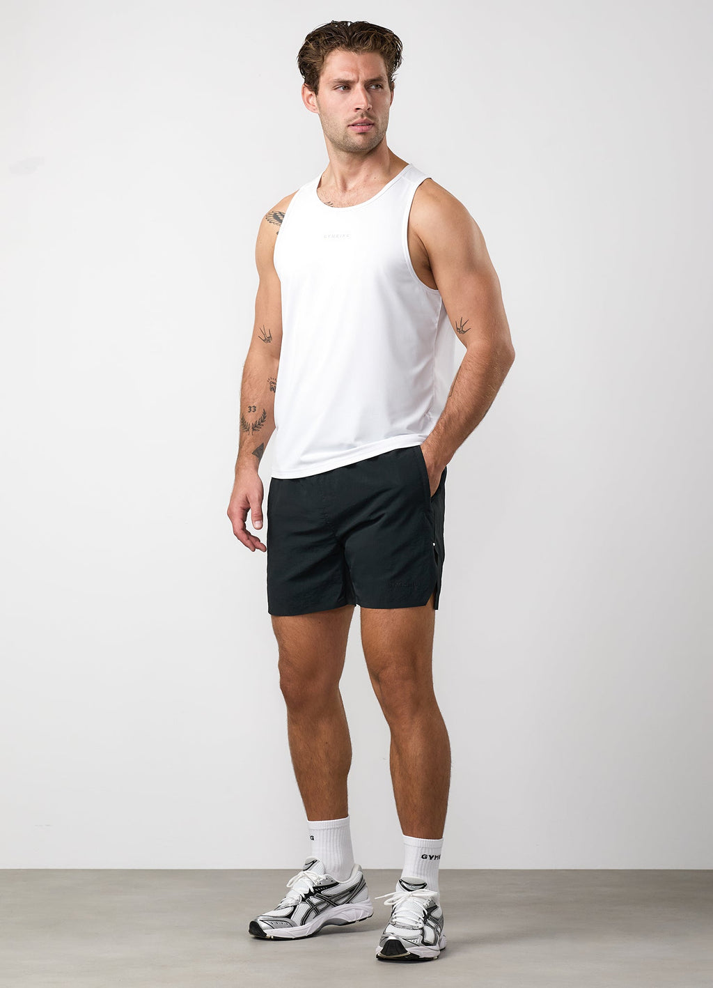 Gym King Roam Tank - White