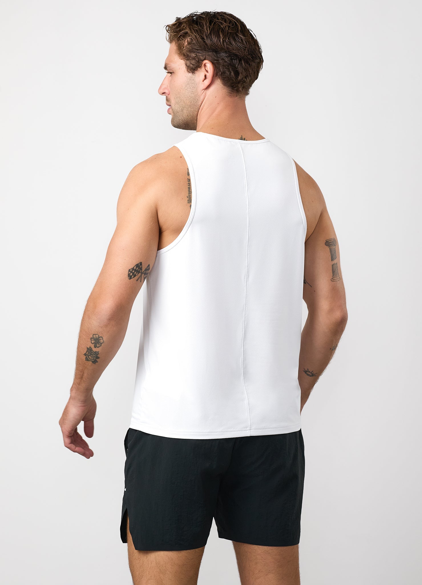 Gym King Roam Tank - White