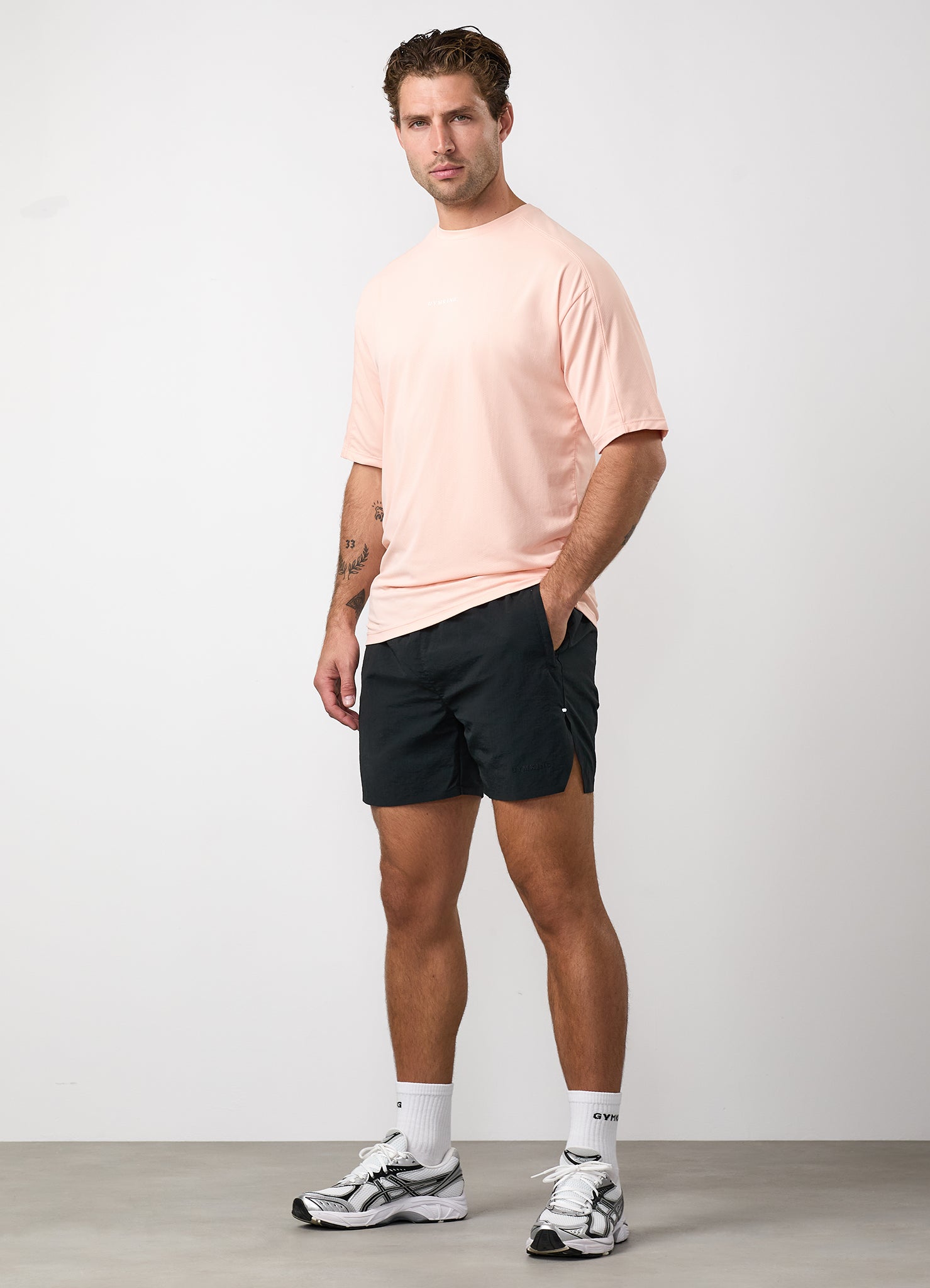 Gym King Roam Tee - Faded Coral
