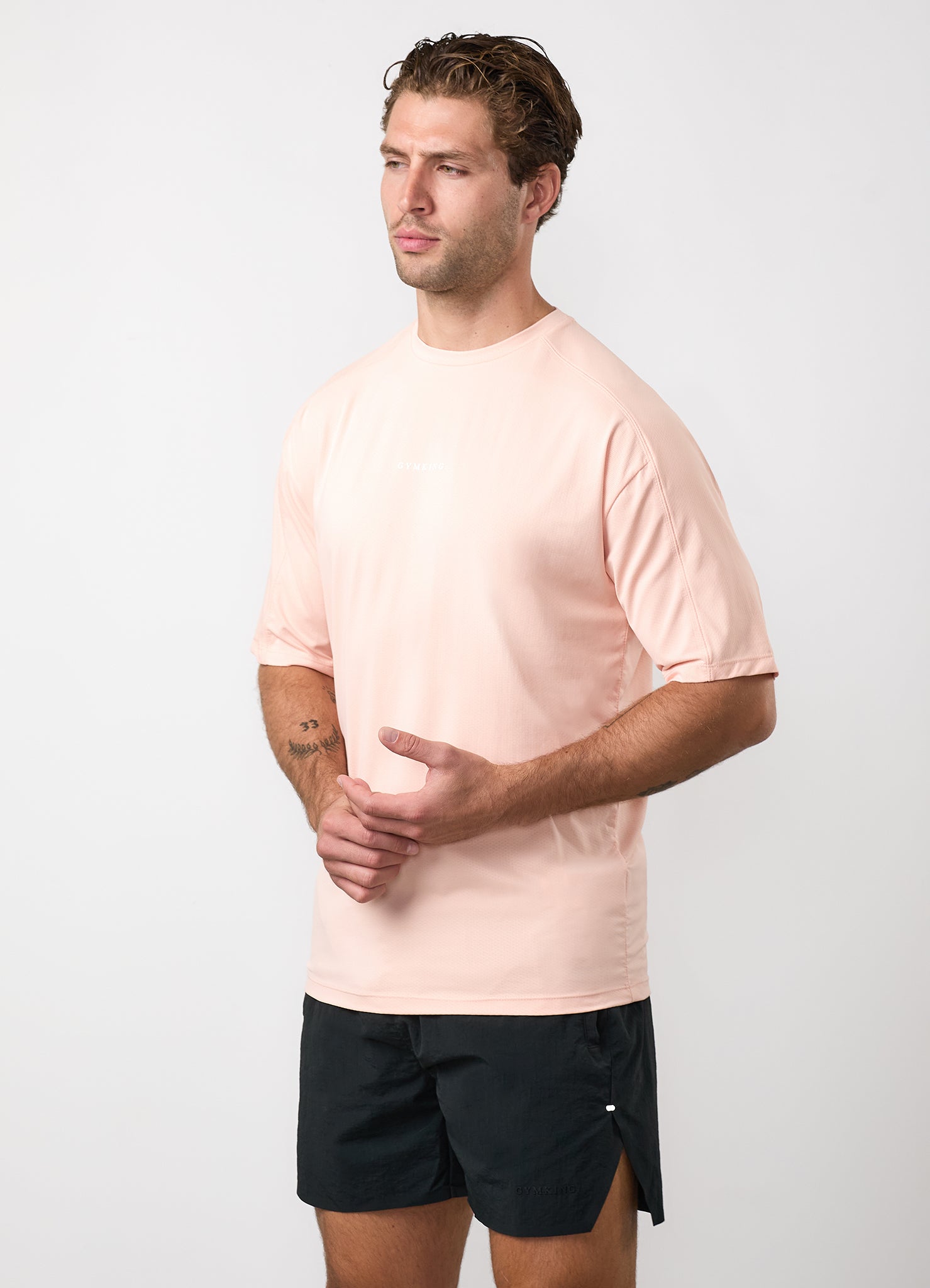 Gym King Roam Tee - Faded Coral