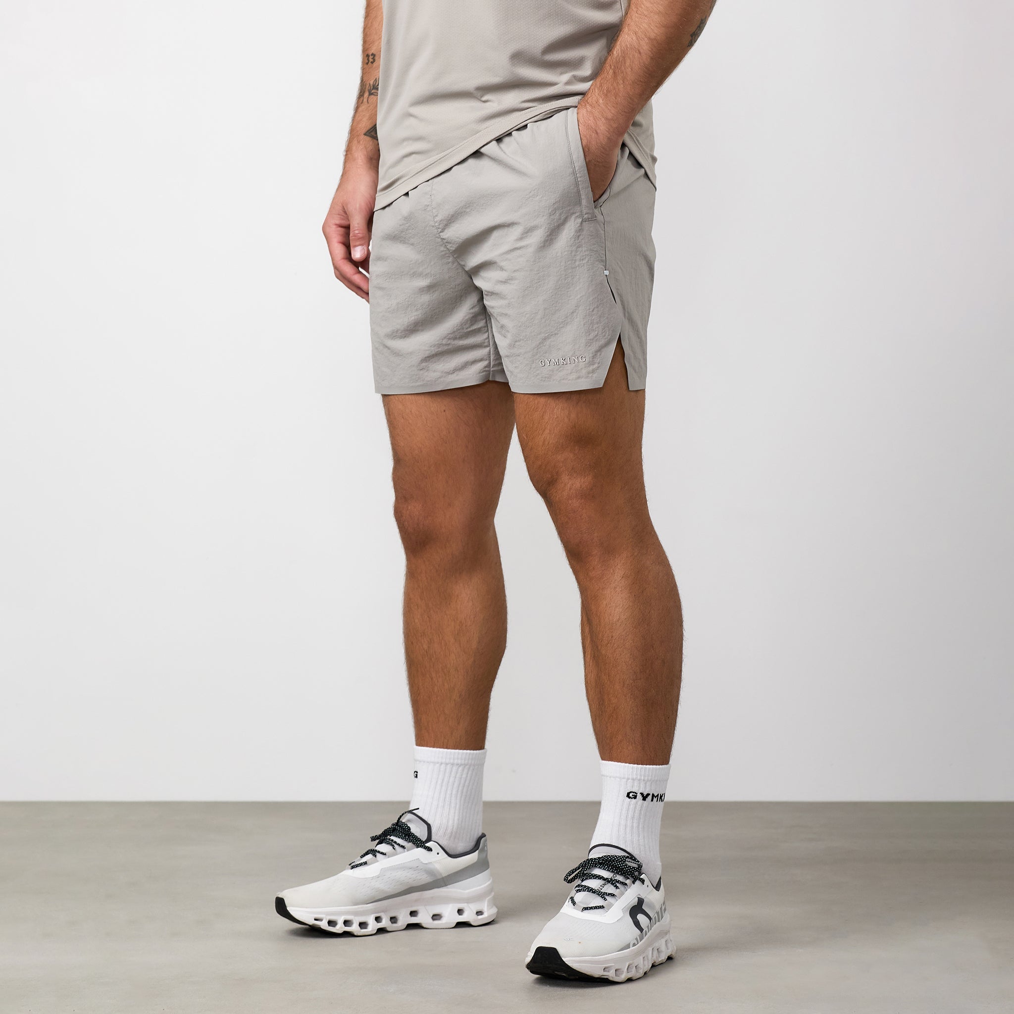 Gym King Roam Short - Taupe