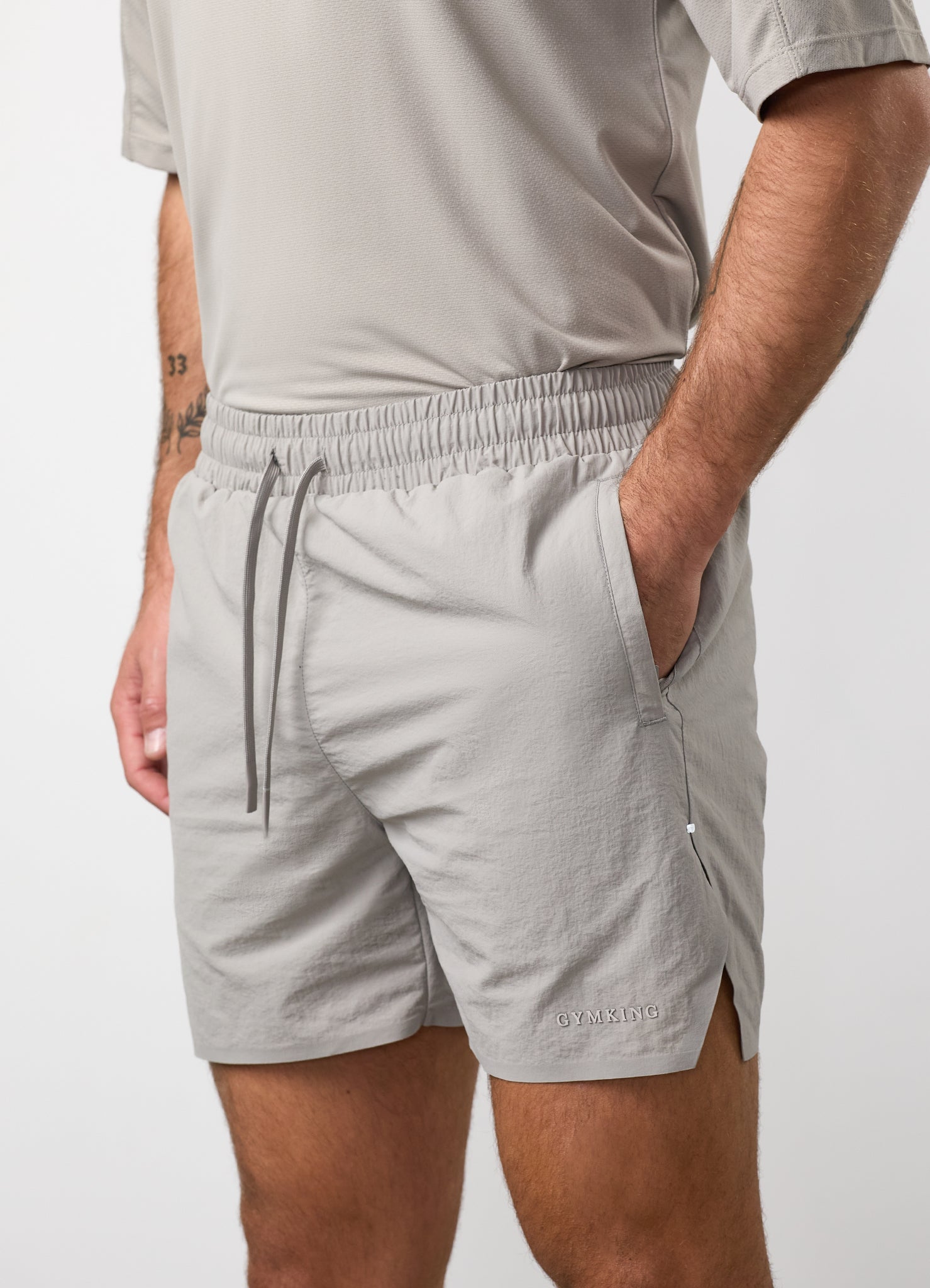 Gym King Roam Short - Taupe
