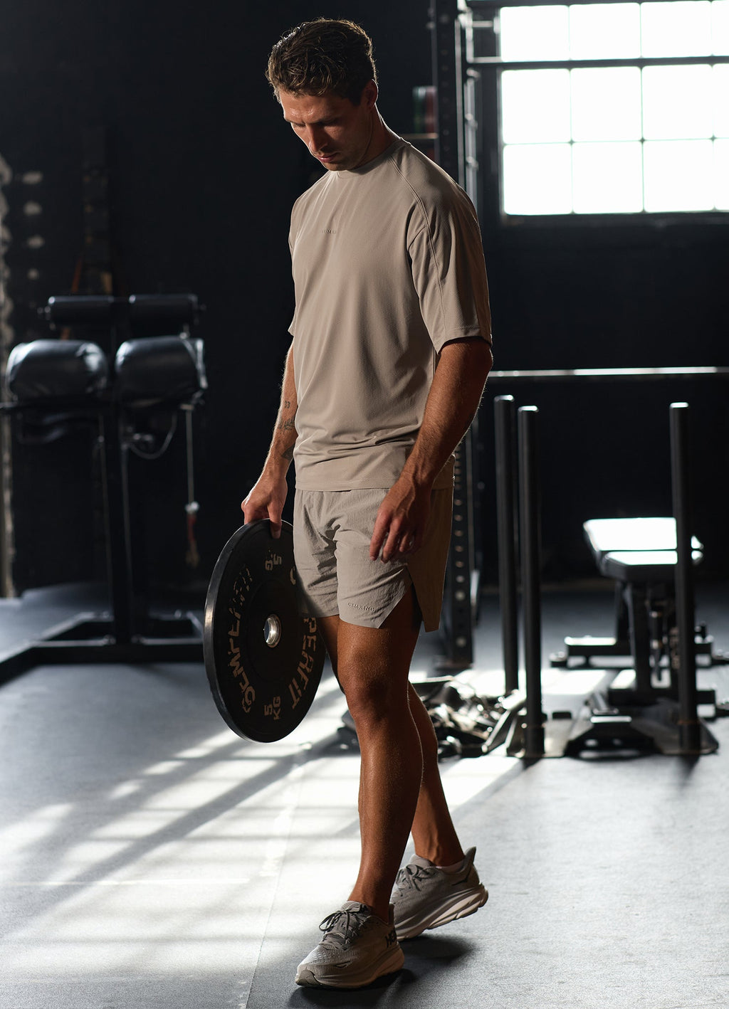 Gym King Roam Short - Taupe