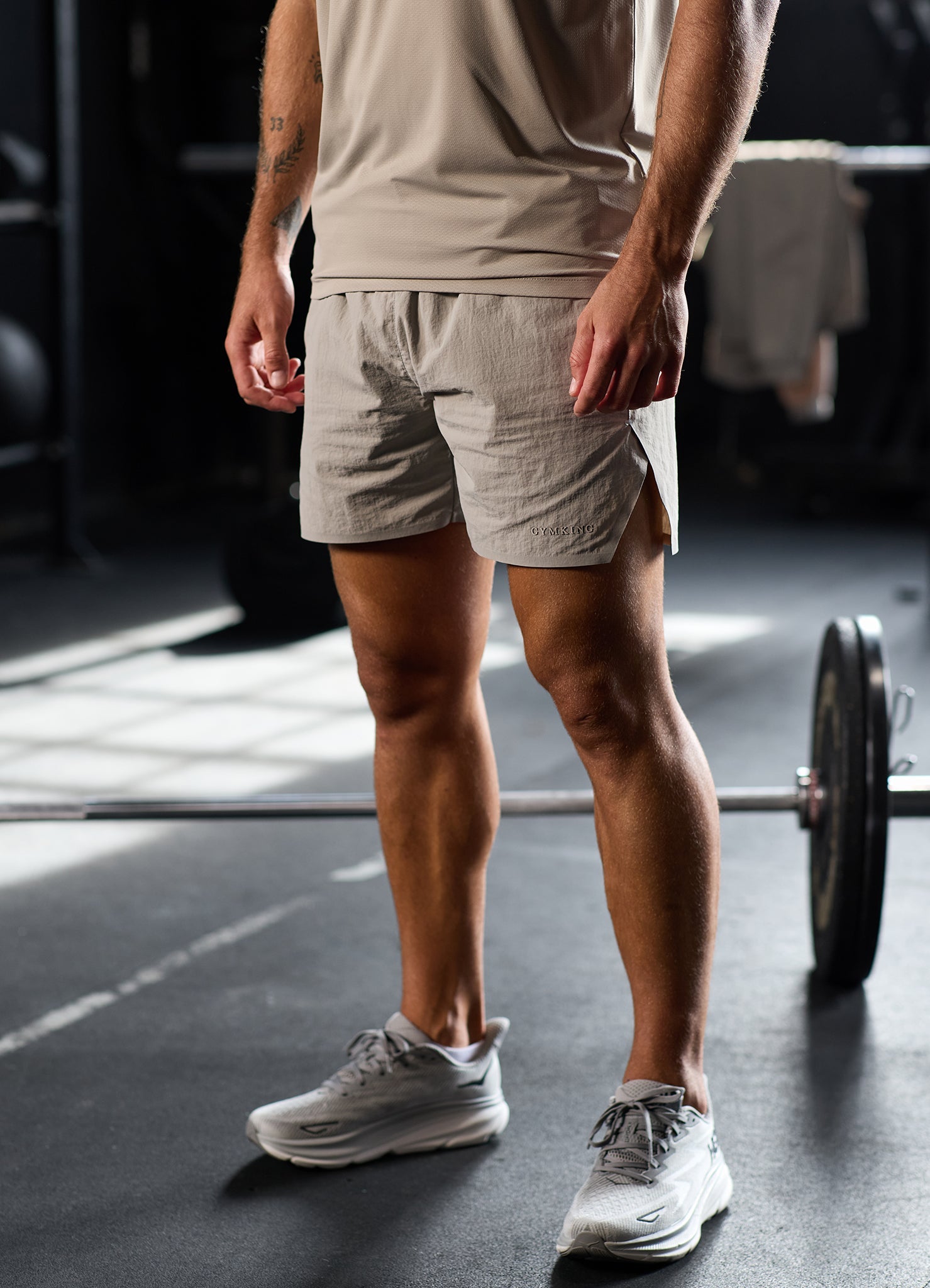 Gym King Roam Short - Taupe