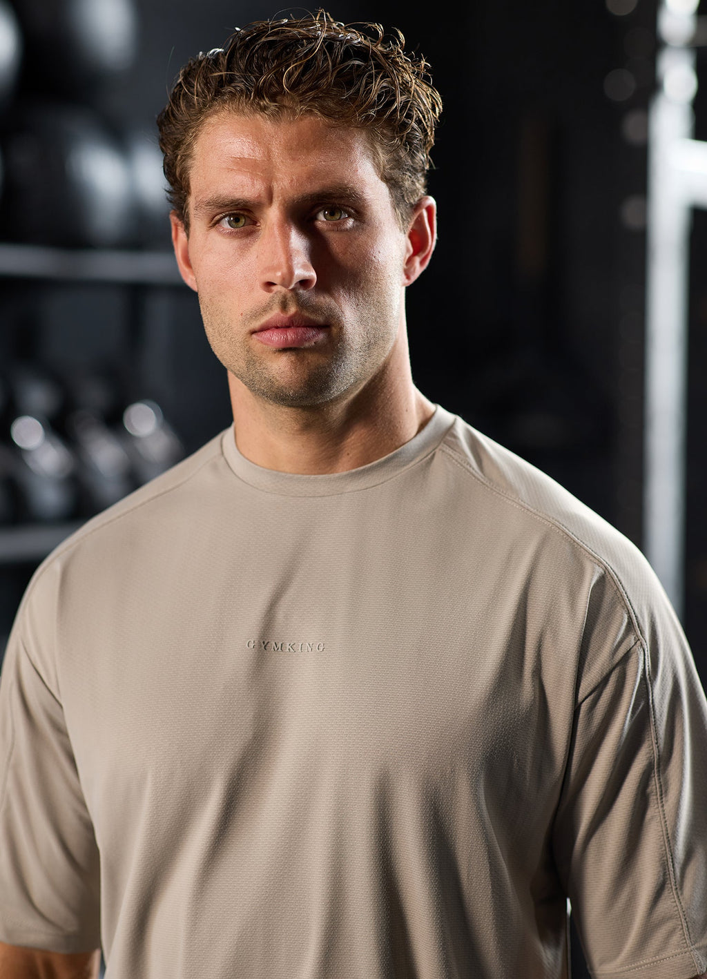 Gym King Roam Tee - Taupe