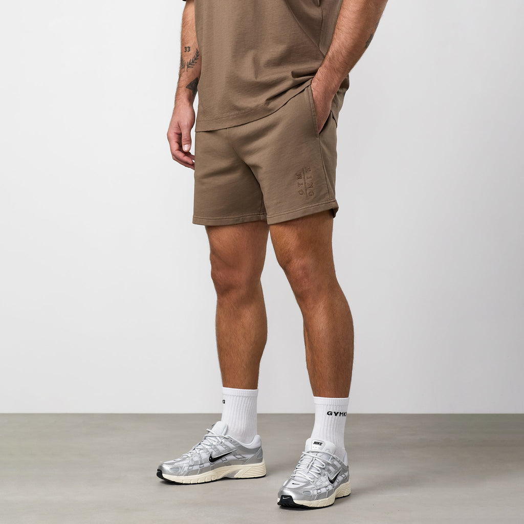 Gym King Roam Washed Short - Mosswood