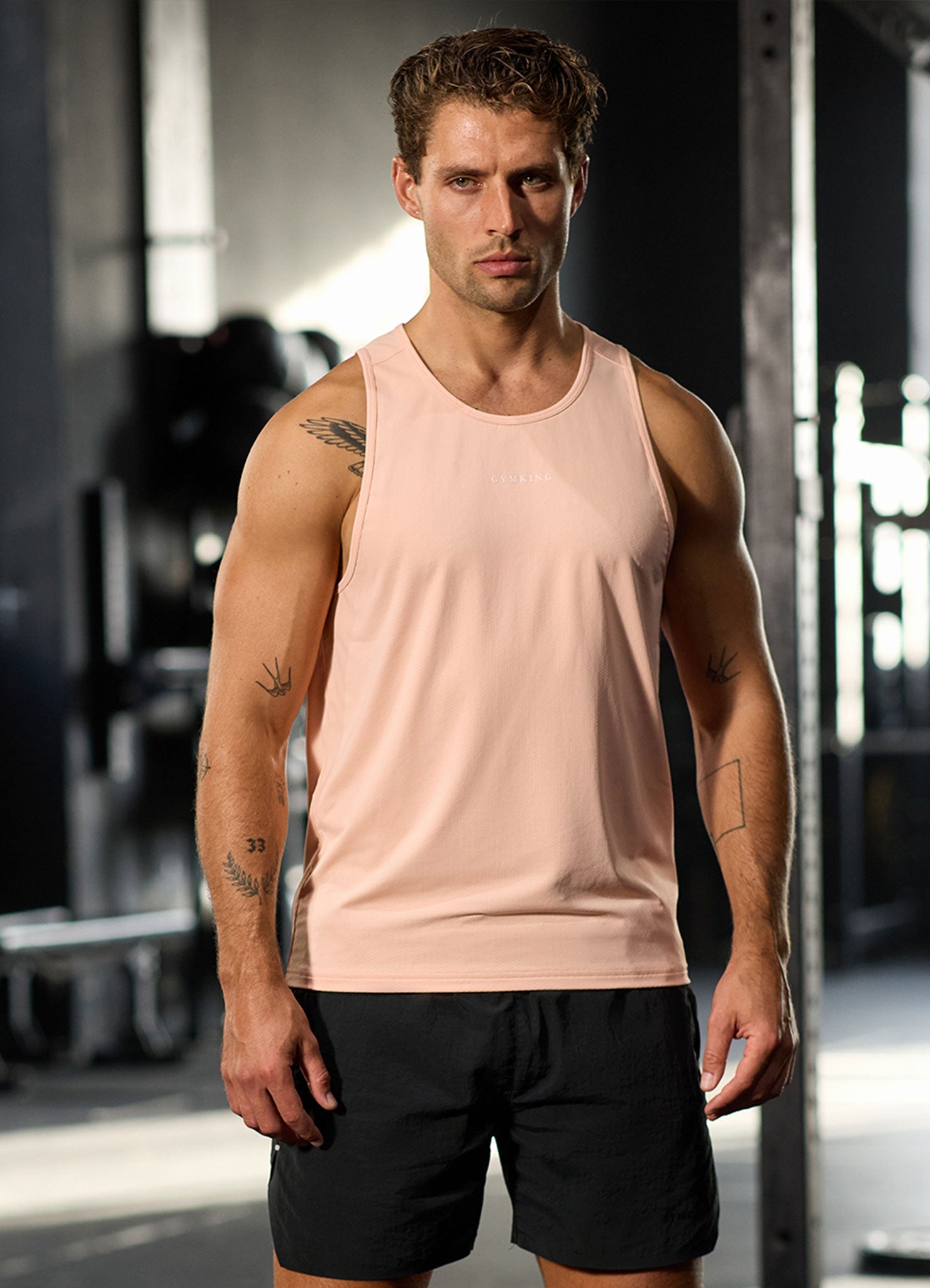 Gym King Roam Tank - Faded Coral