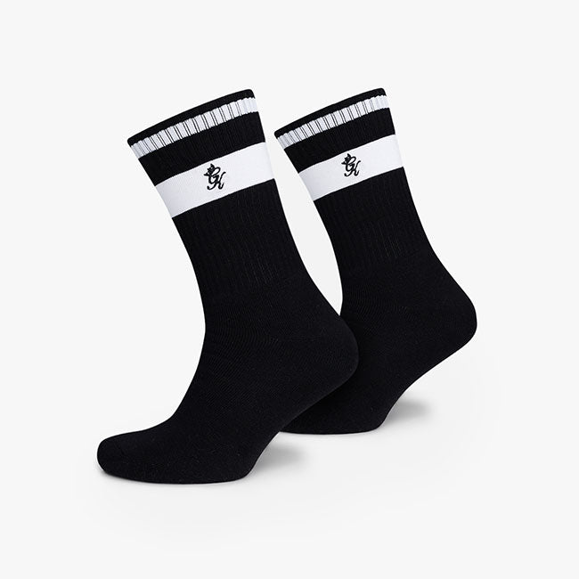 Gym King Fundamental Sock (1pk) - Black