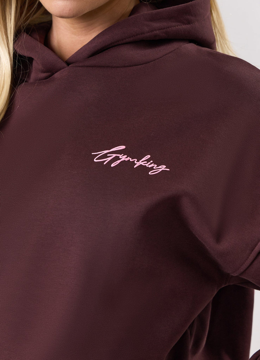 Gym King Script Mindset Hoodie - Espresso