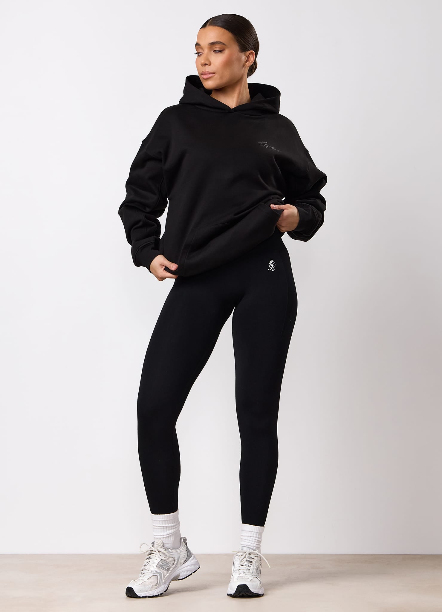 Gym King Script Mindset Hoodie - Black