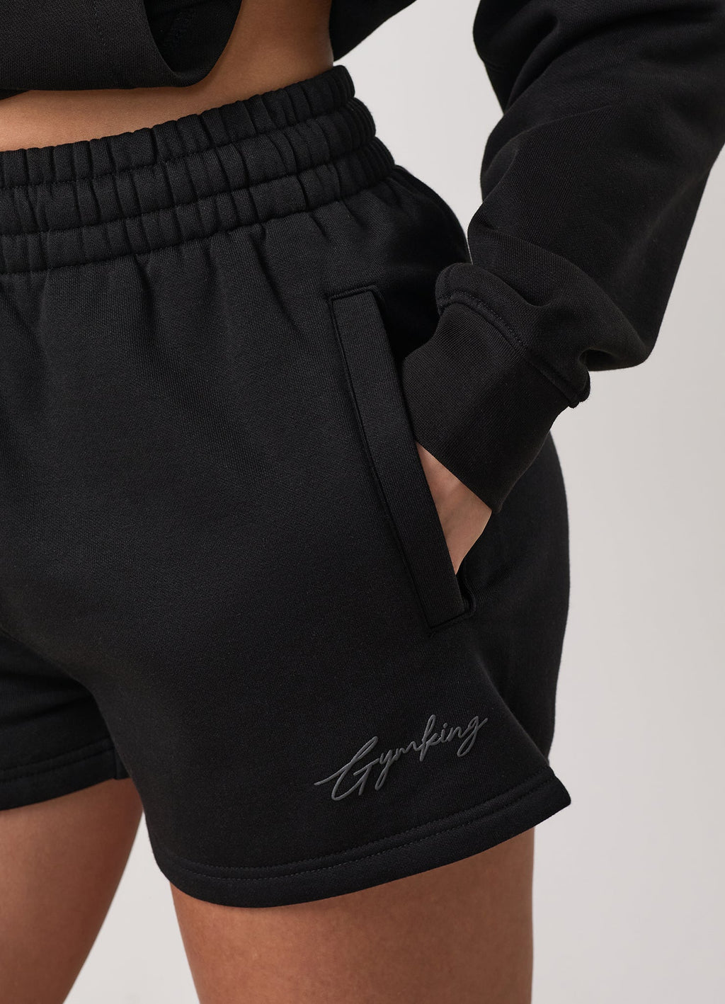 Gym King Script Mindset Short - Black
