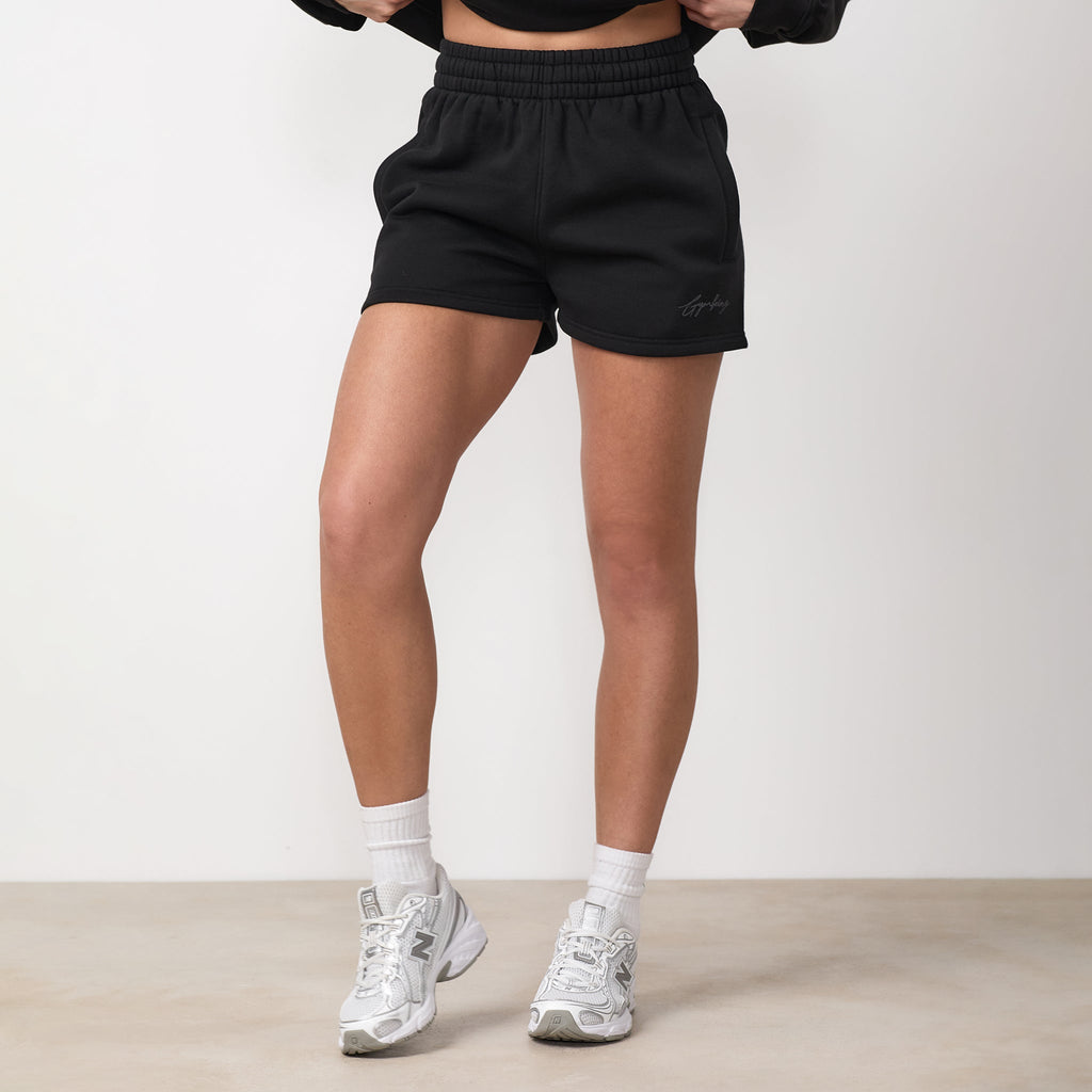 Gym King Script Mindset Short - Black