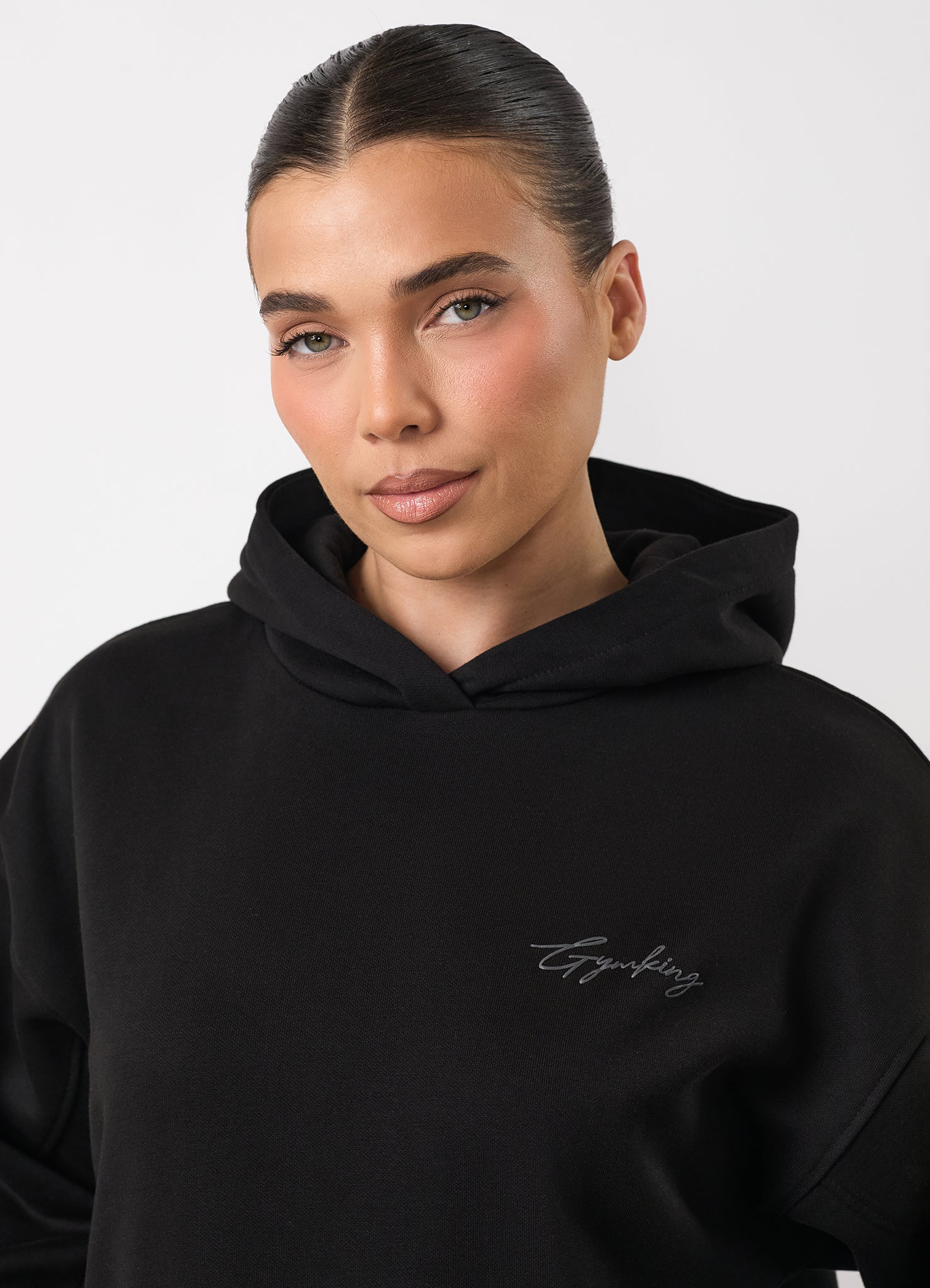 Gym King Script Mindset Hoodie - Black