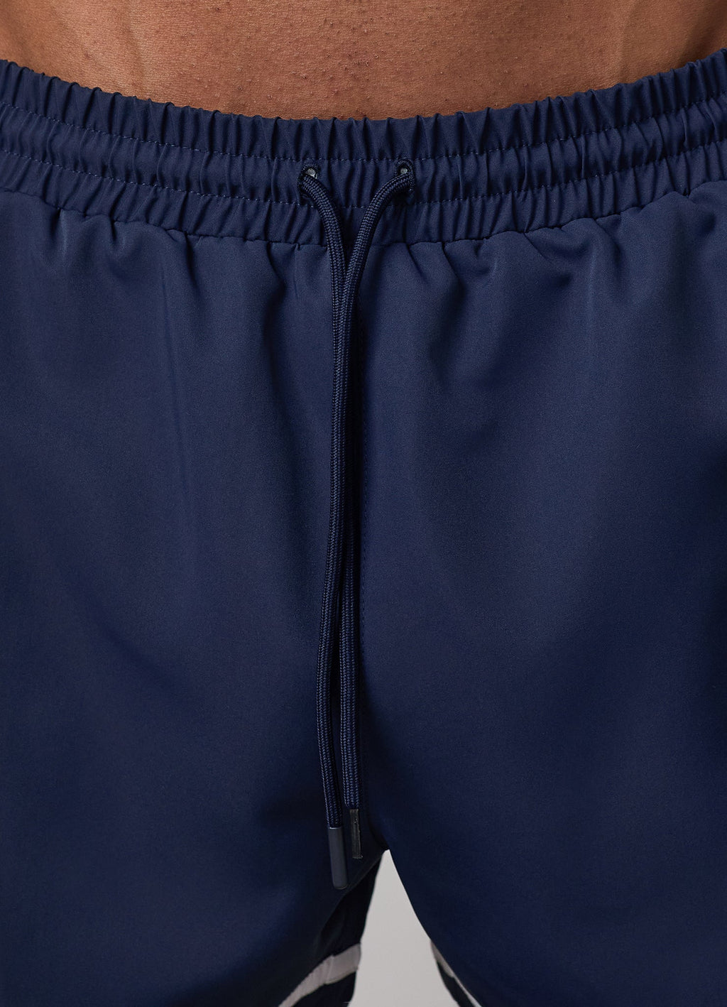 Gym King Script 3" Swimshort - Navy/White