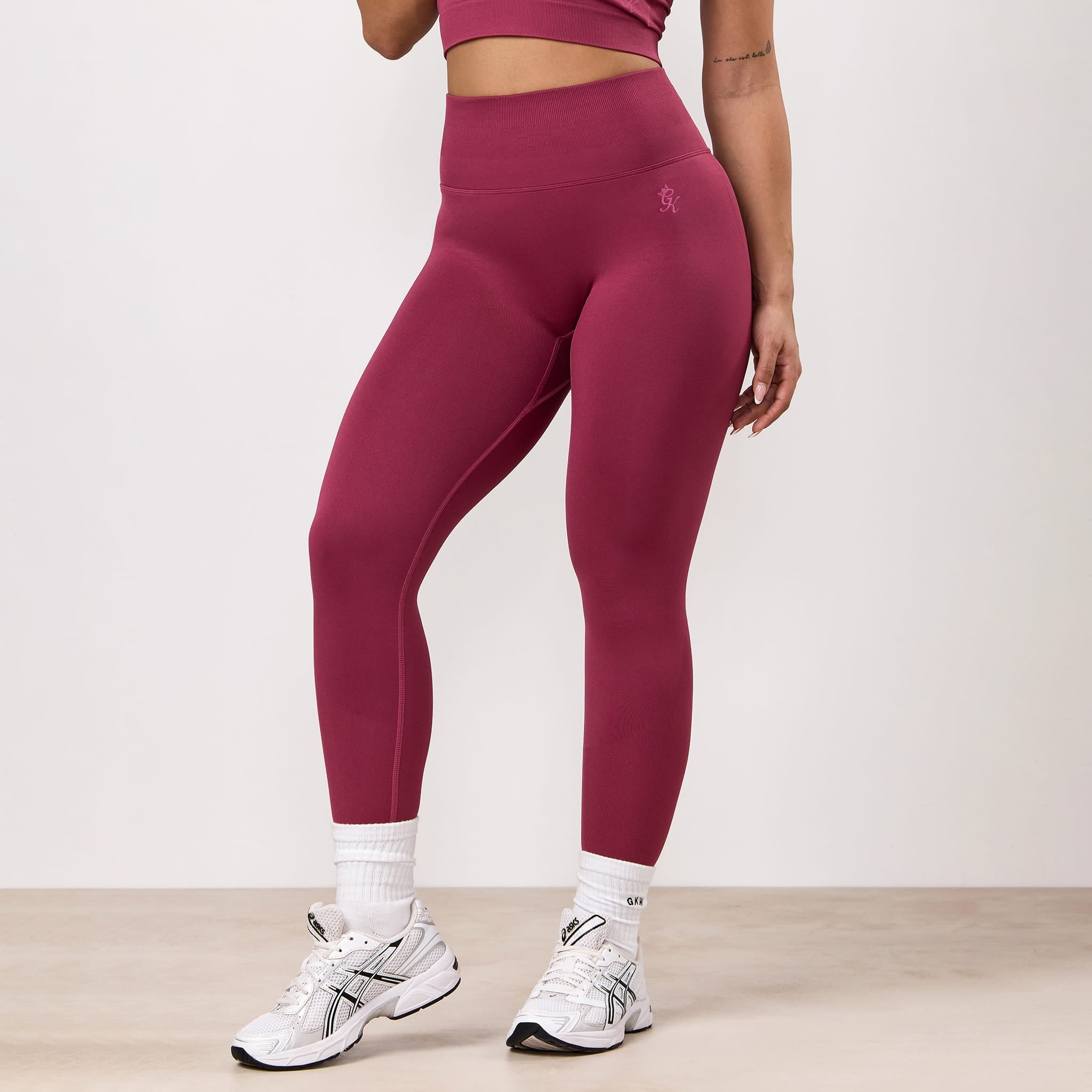 Gym King Sculpt Seamless Legging - Pomegranate