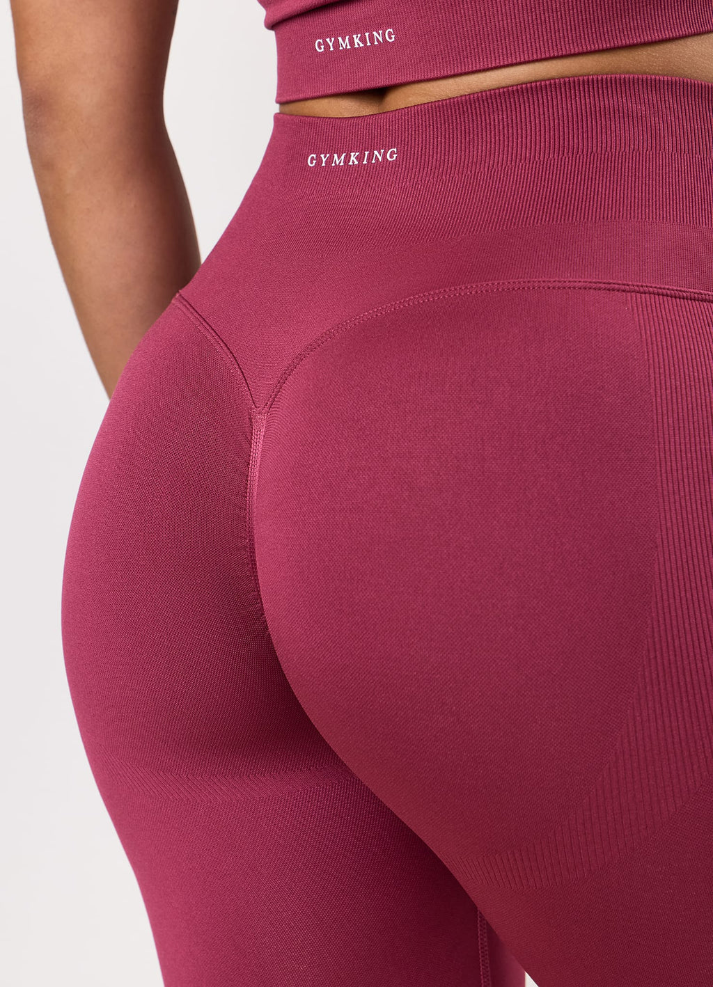 Gym King Sculpt Seamless Legging - Pomegranate
