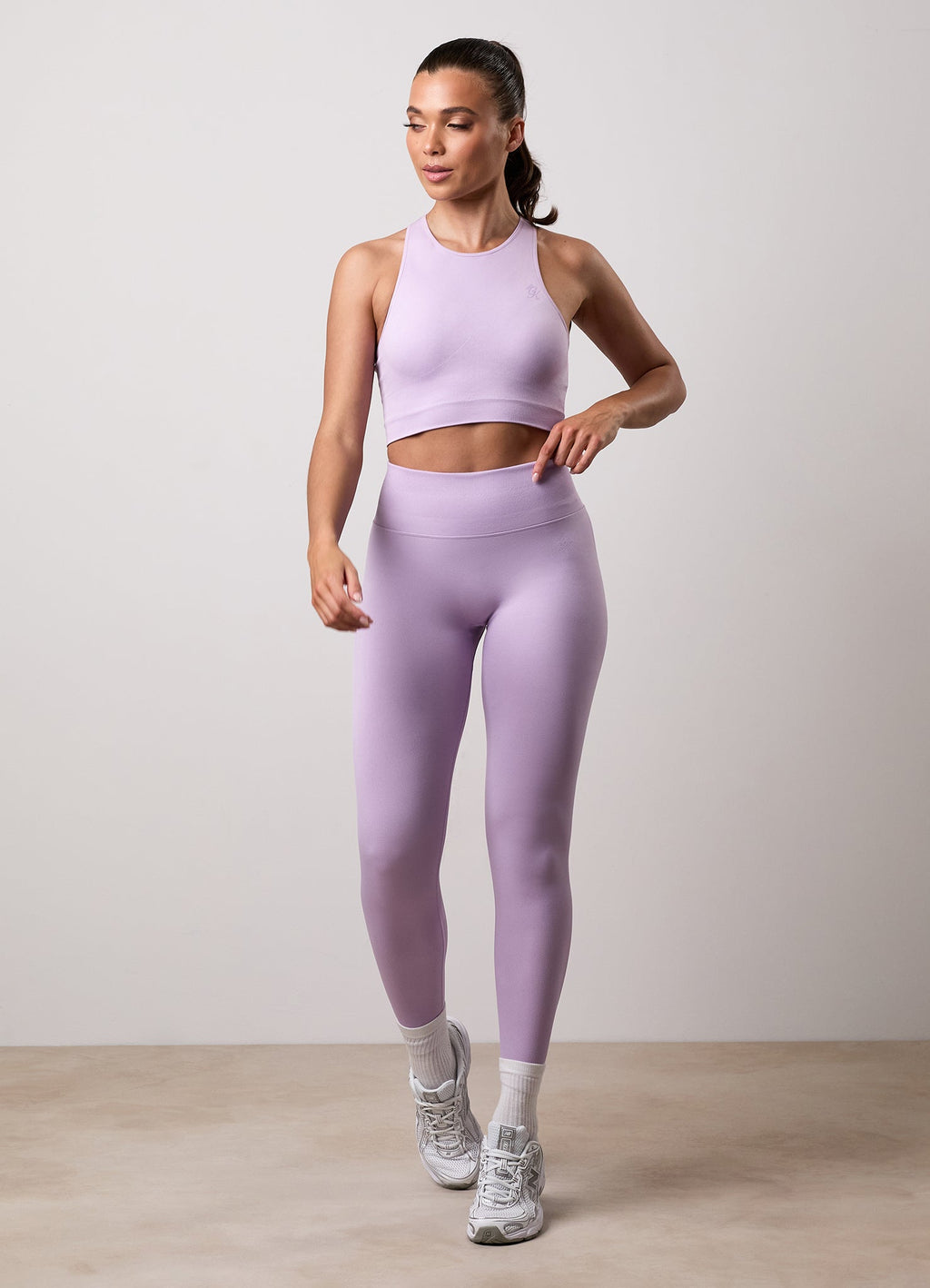 Gym King Sculpt Seamless Legging - Soft Lilac
