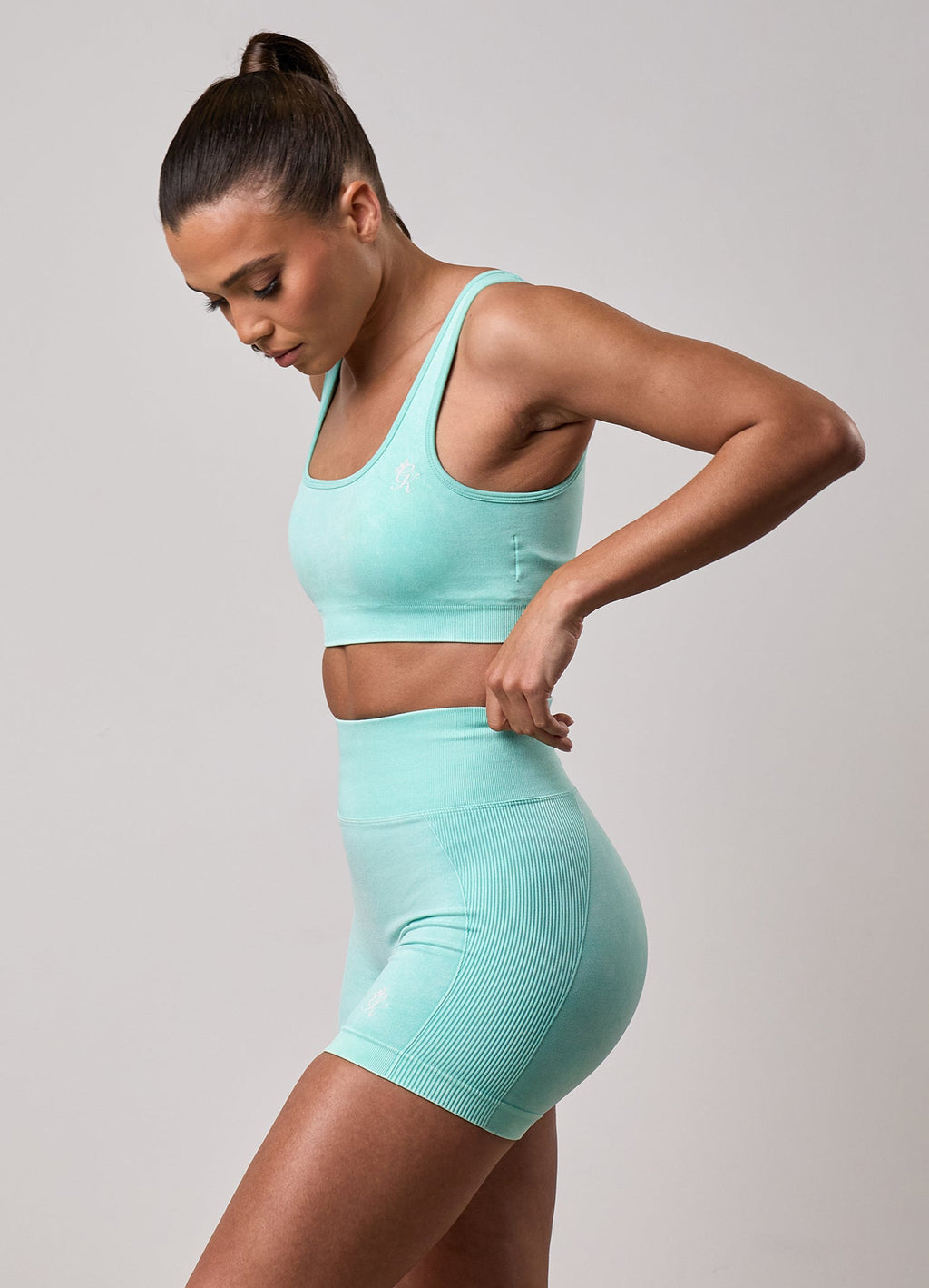 Gym King Seamless Bralette - Deep Aqua