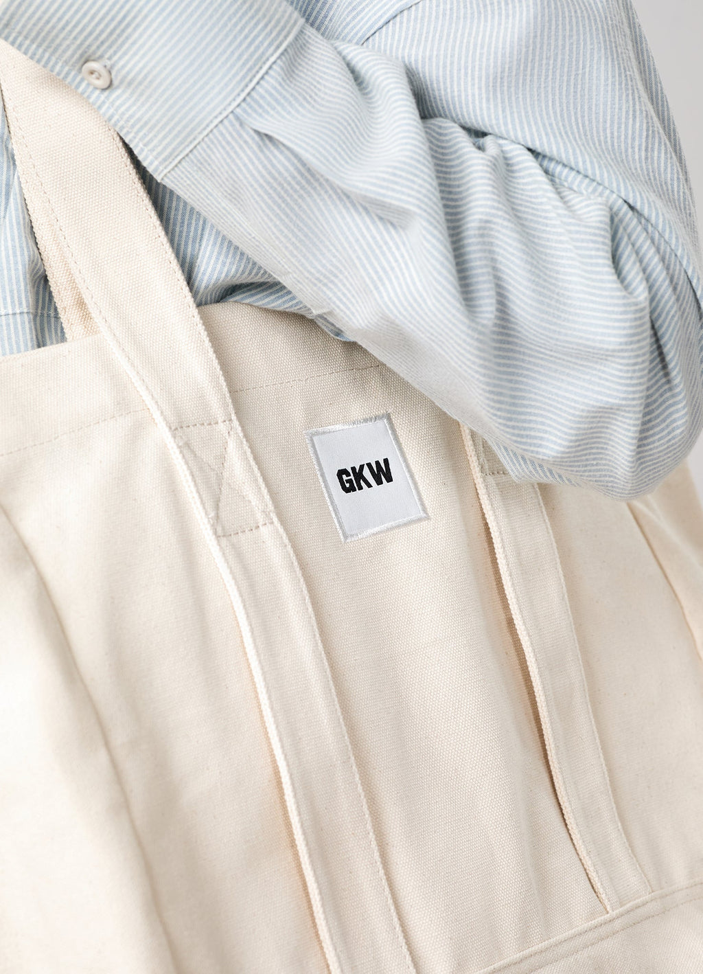 GKW Badge Tote - Light Beige