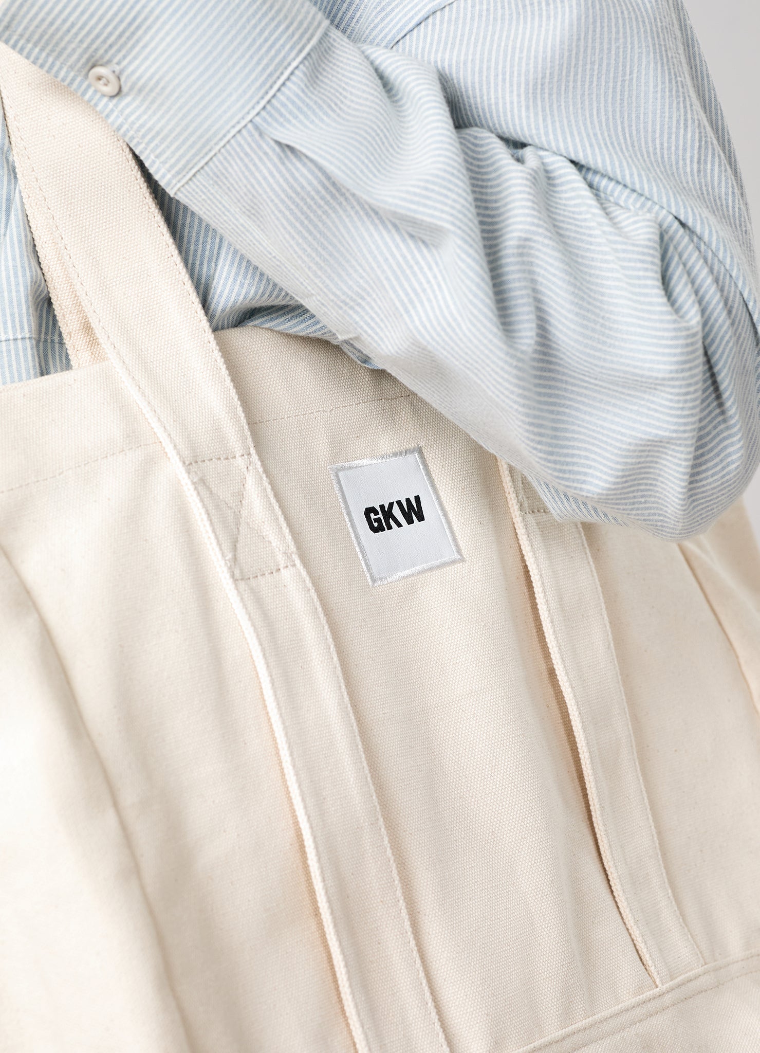 GKW Badge Tote - Light Beige