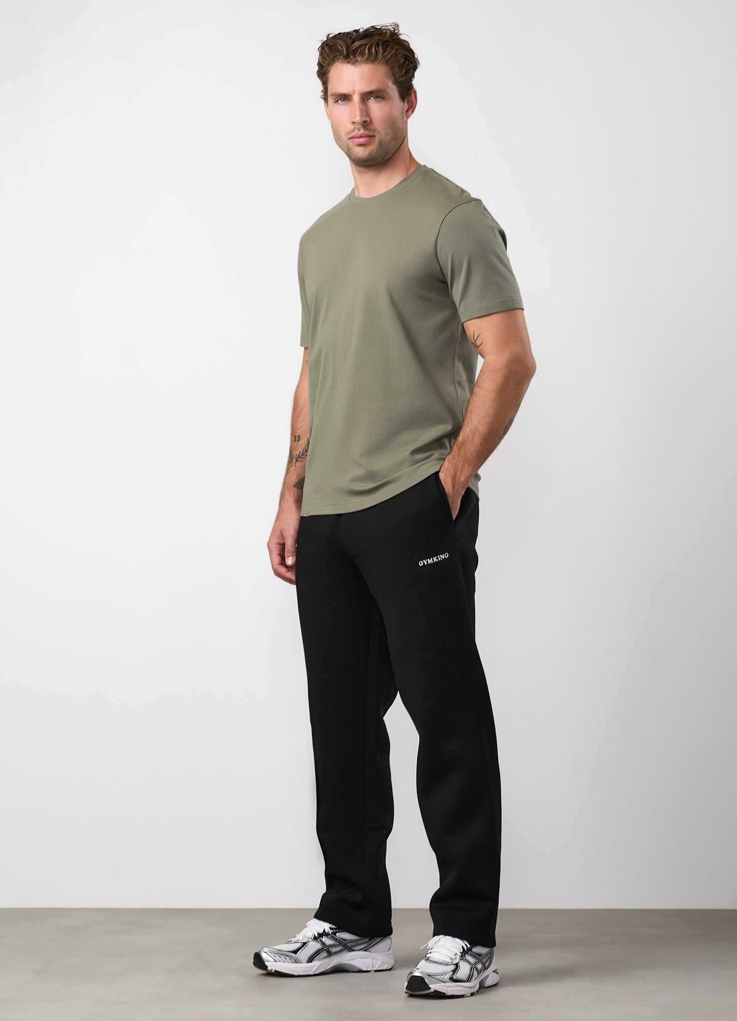 Gym King Signature Tee - Olive